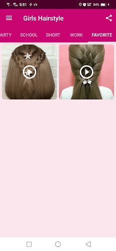 Girls Hairstyle Step By Step Screenshot 6 