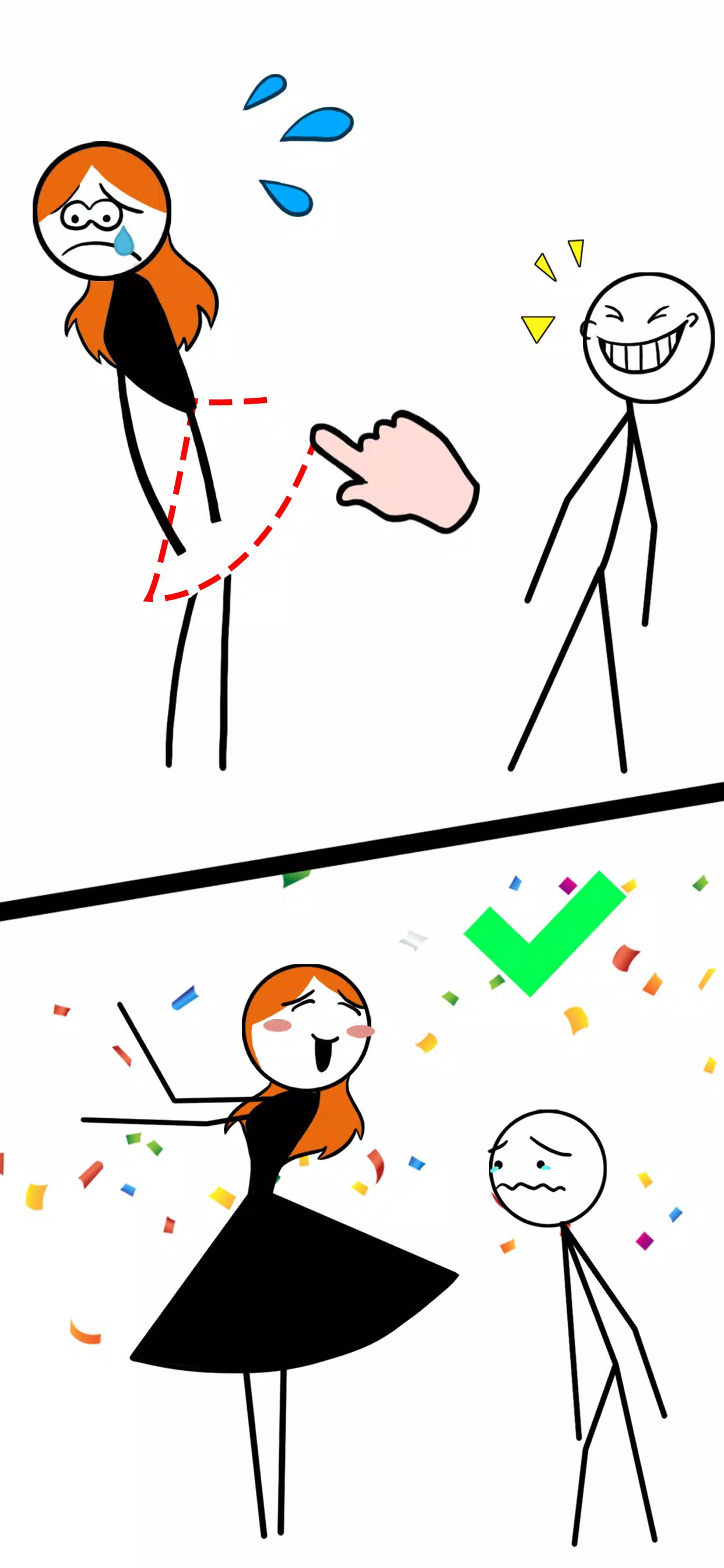 Stickman Puzzle Screenshot 1 