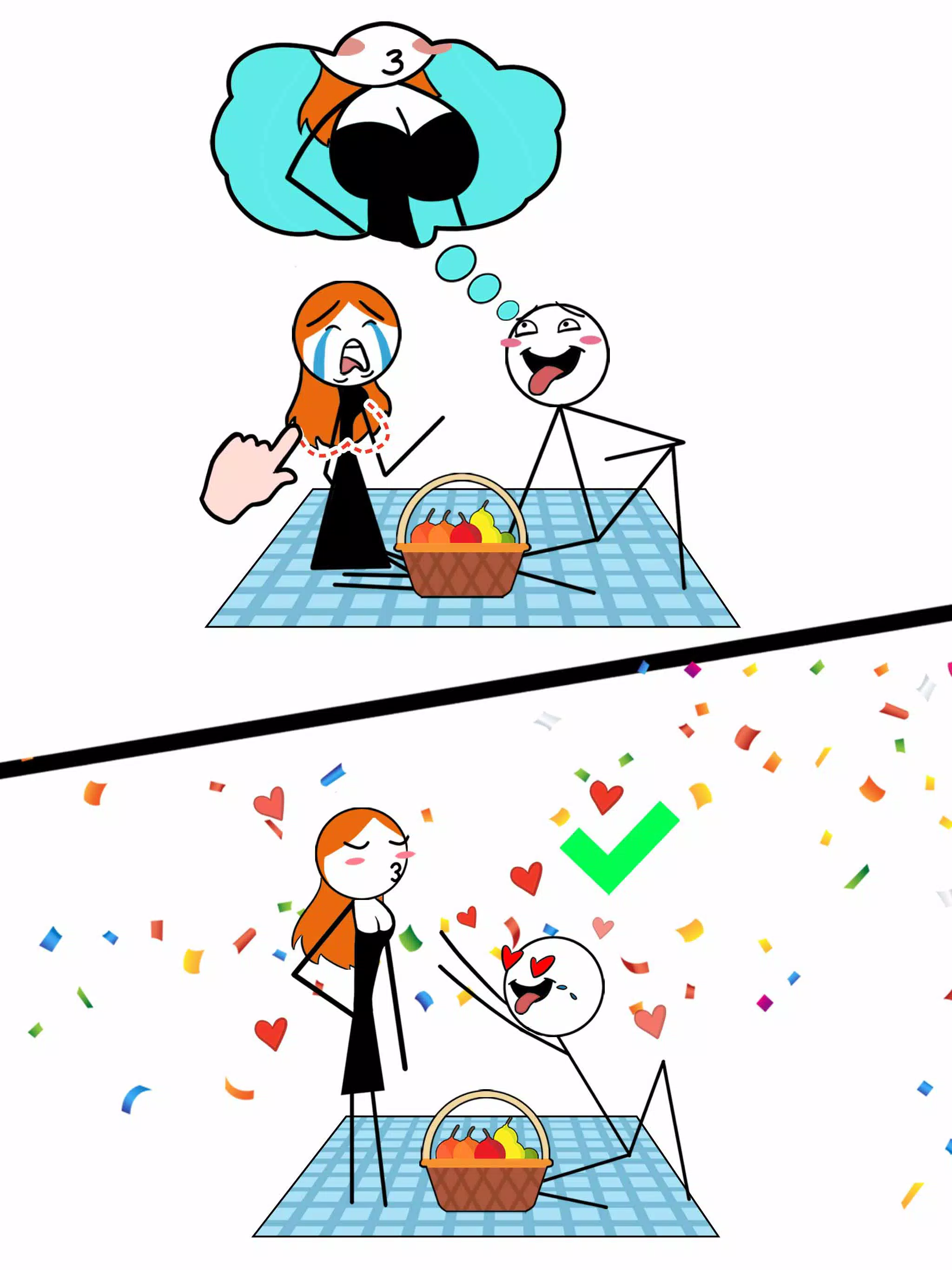 Stickman Puzzle Screenshot 8 