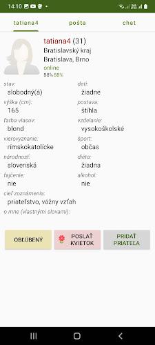 Zoznámenie zomka.net Screenshot 5