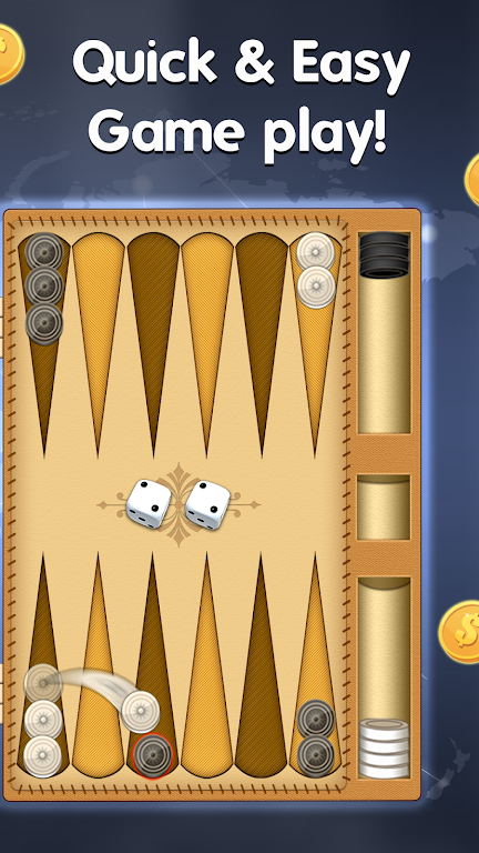 Backgammon Multiplayer Screenshot 2