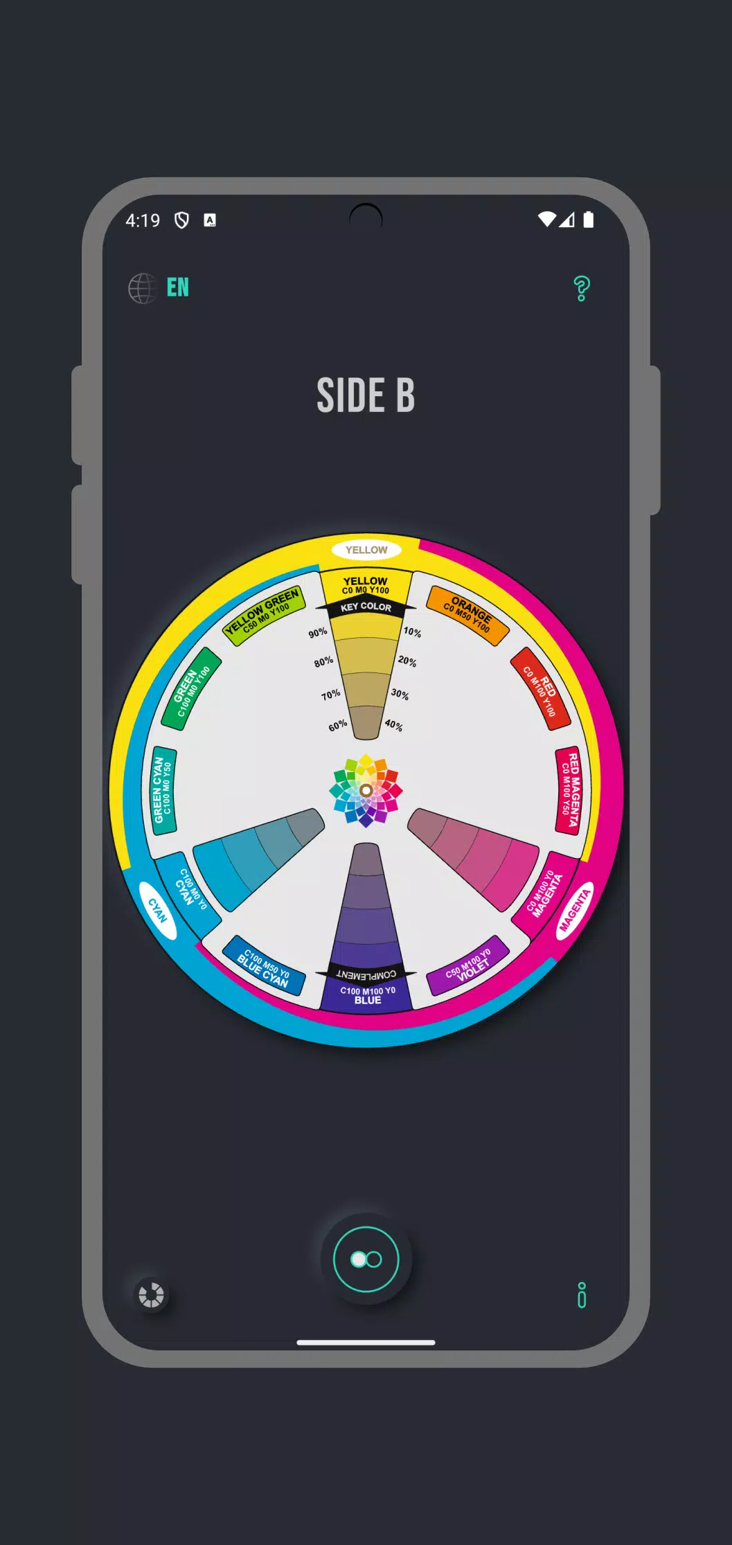 CMY Color Wheel Screenshot 5