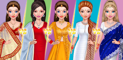 Indian Wedding: DressUp Makeup Screenshot 1