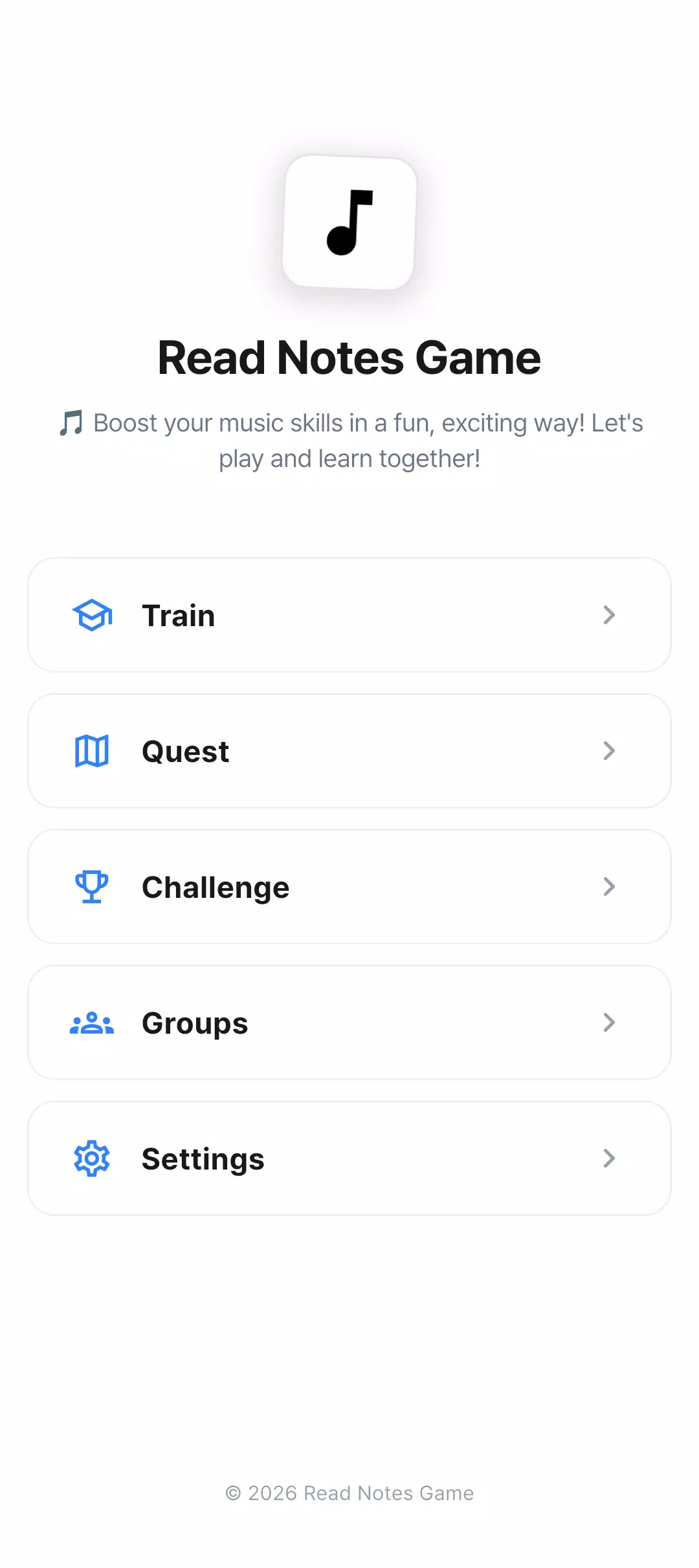 Read Notes Game Screenshot 1 