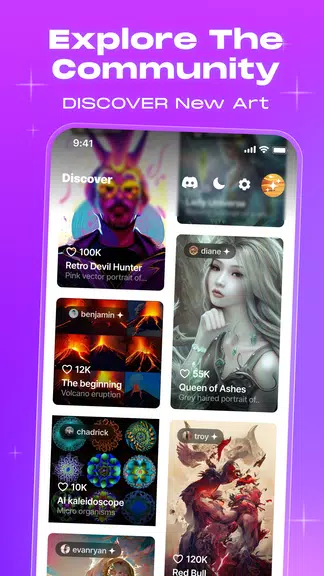 WOMBO Dream - AI Art Generator Screenshot 4 