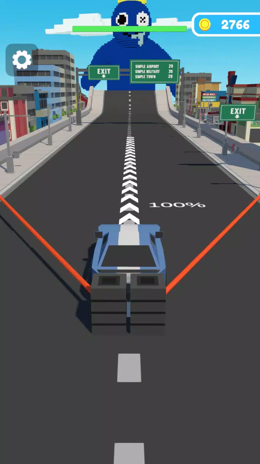 Rubberband Monster Demolition Screenshot 1