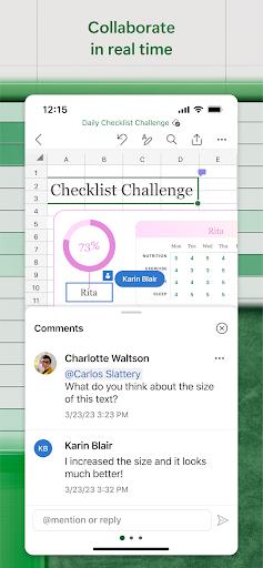 Microsoft Excel: Spreadsheets Screenshot 1 