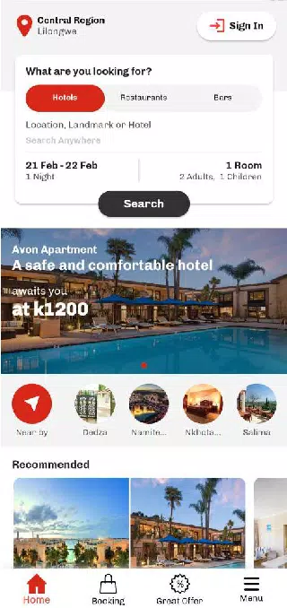 Booking Malawi Screenshot 7