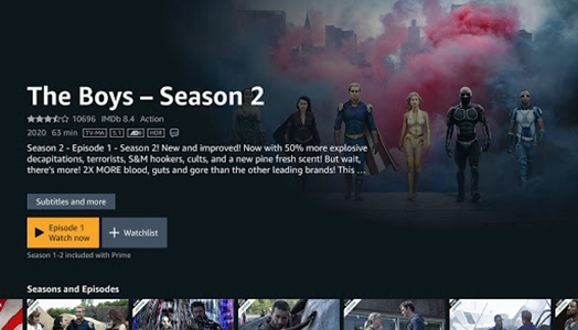 Prime Video - Android TV Screenshot 1 