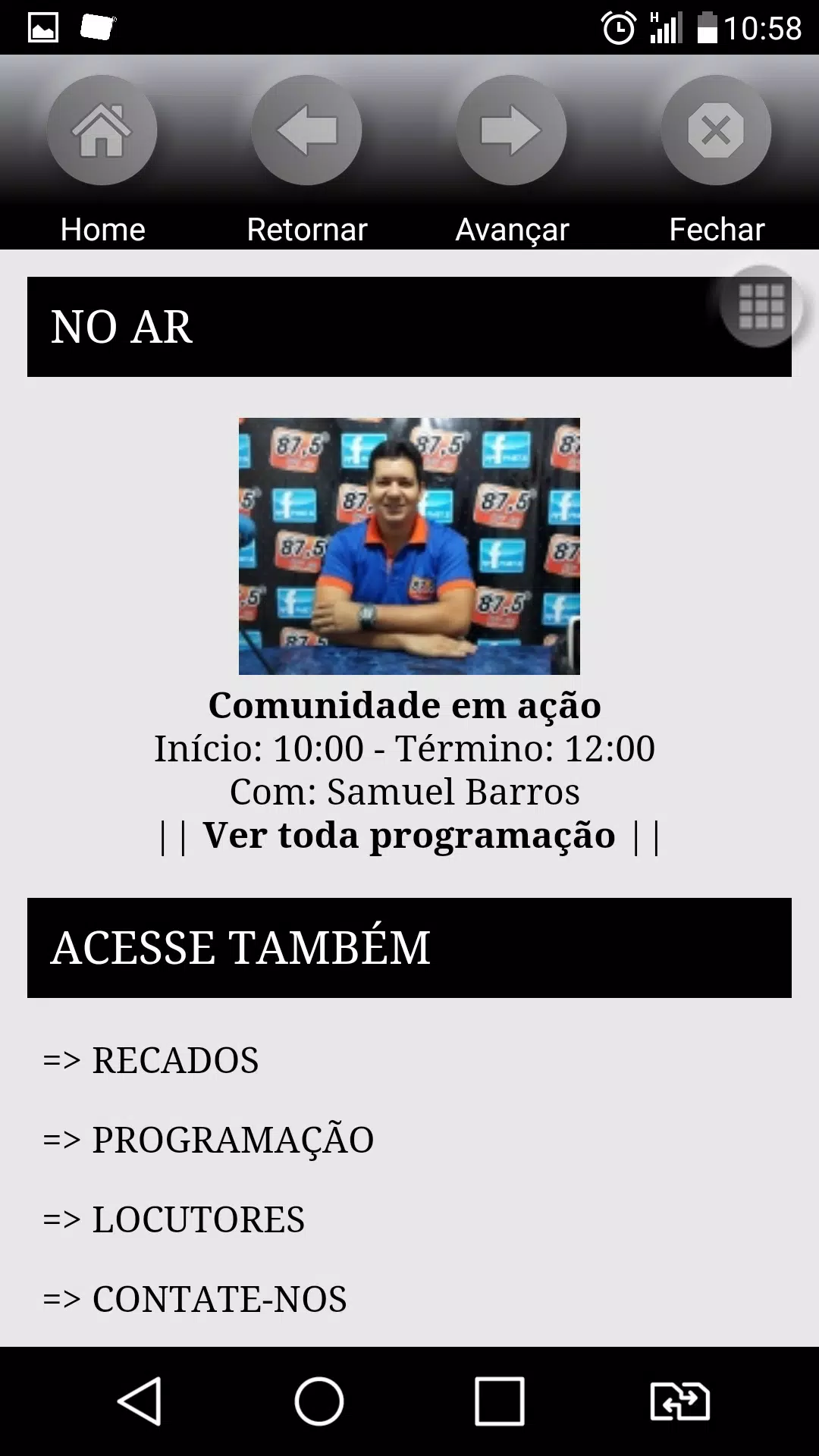 RPF FM 87,5 Screenshot 2 