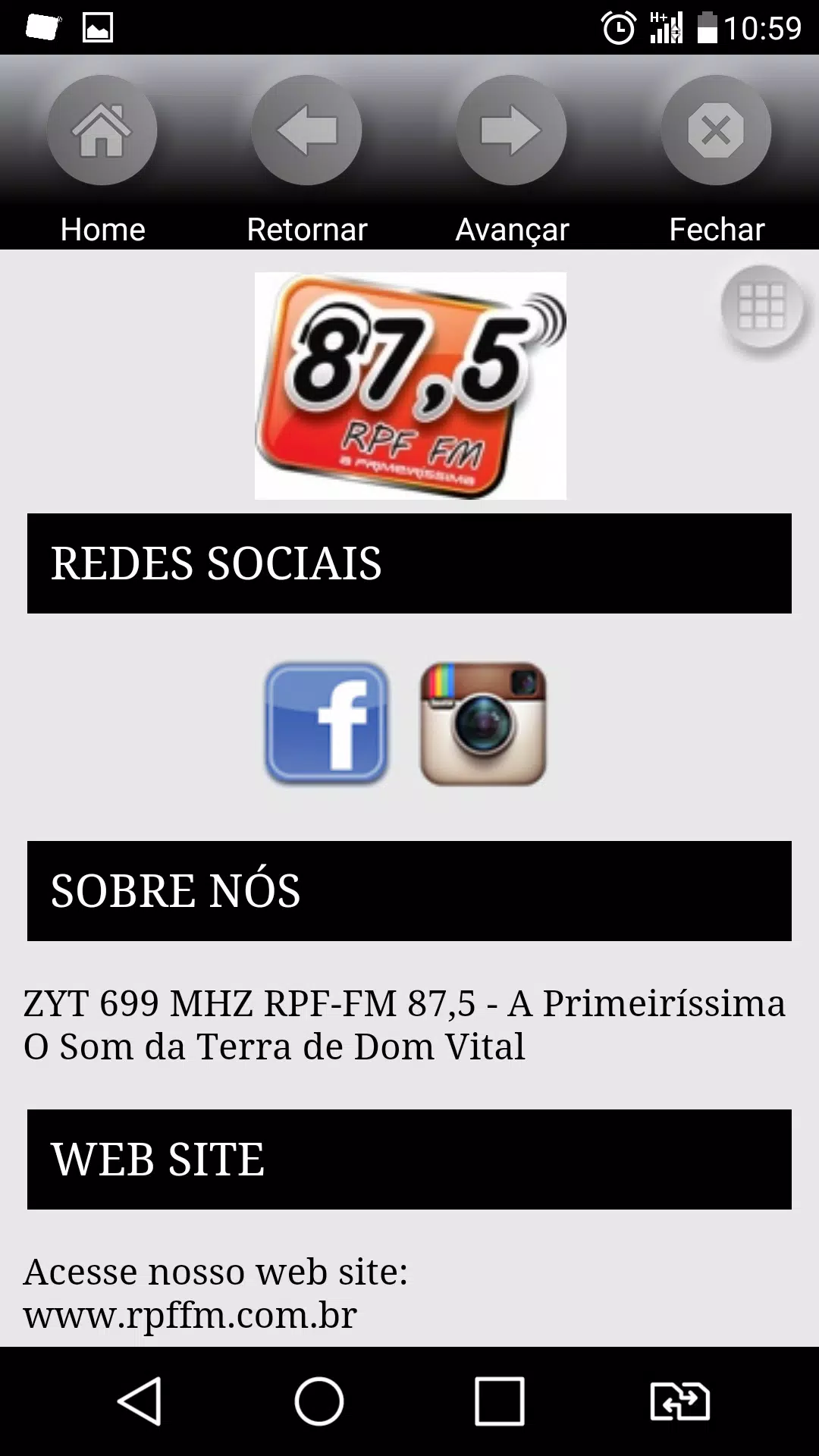 RPF FM 87,5 Screenshot 4 