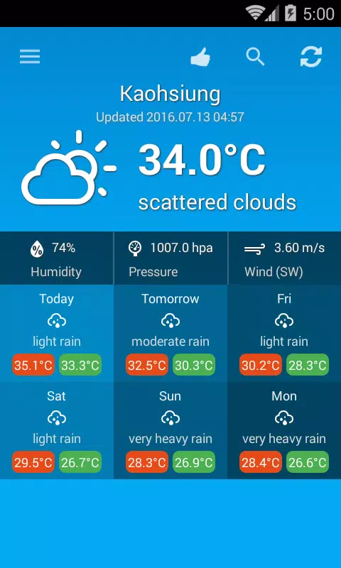 Weather Taiwan Screenshot 3