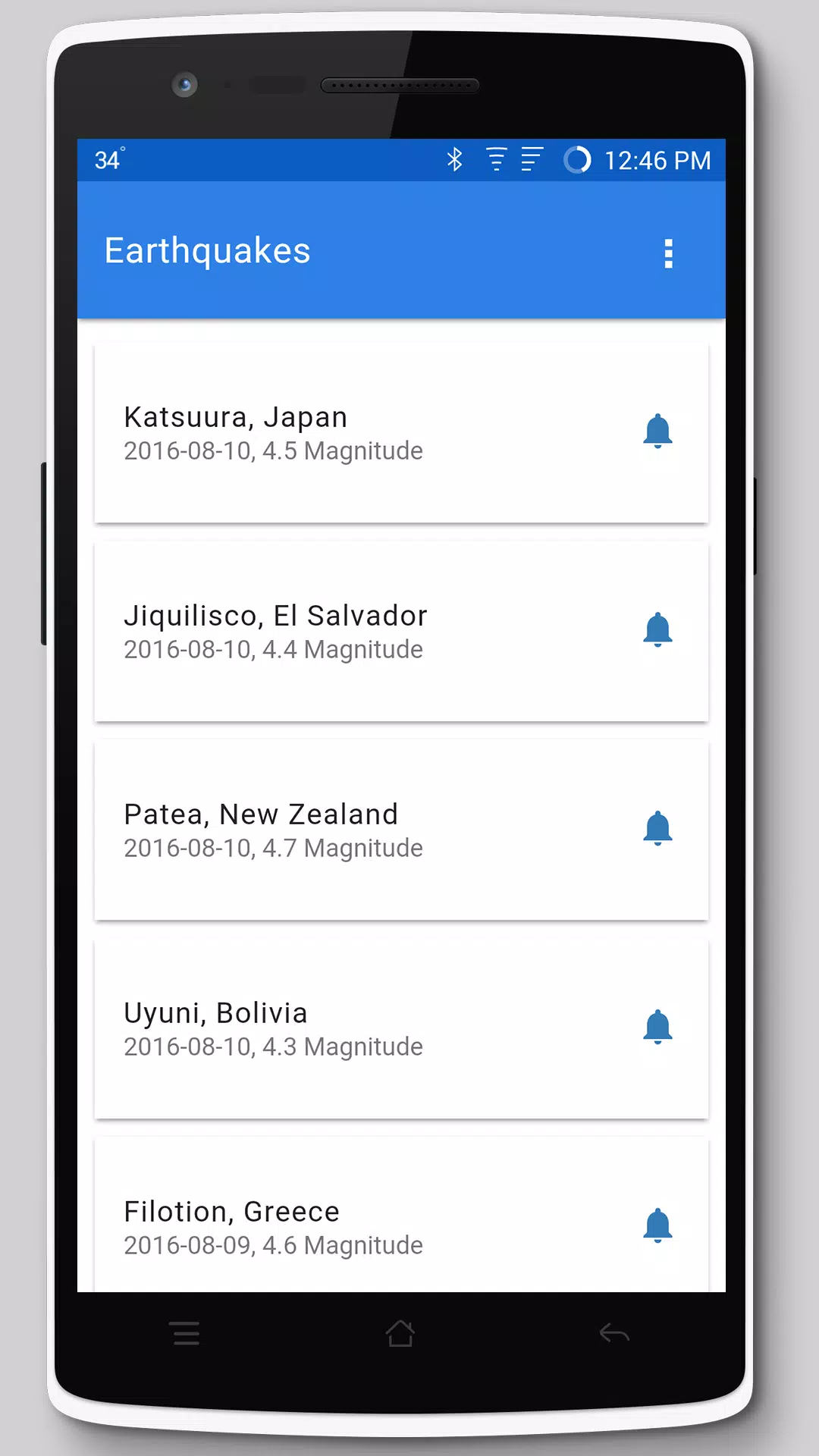 Earthquakes Screenshot 1 