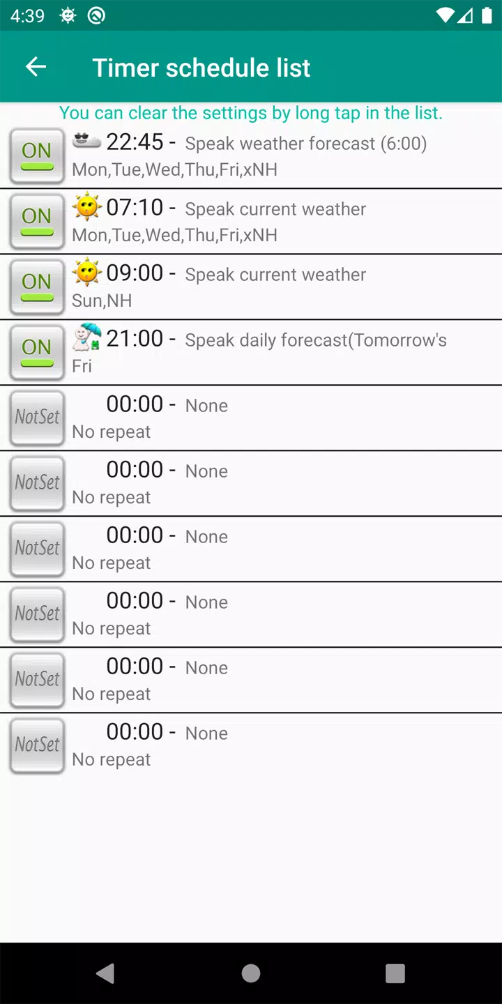 VoiceWeather Screenshot 5