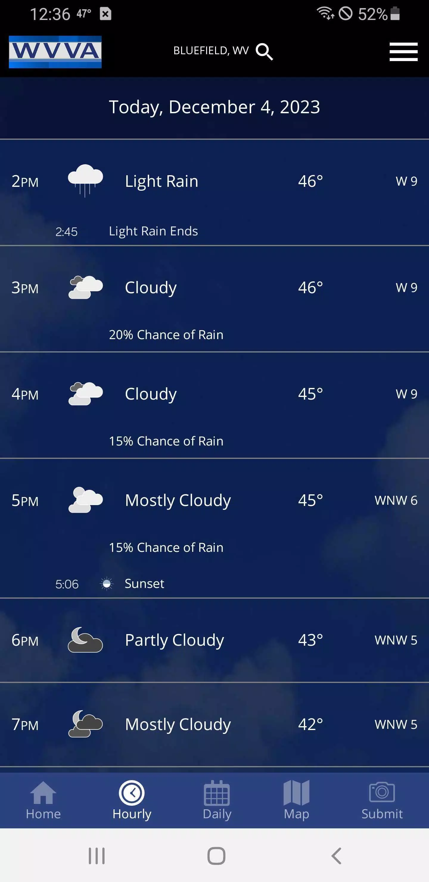 WVVA Weather Screenshot 2