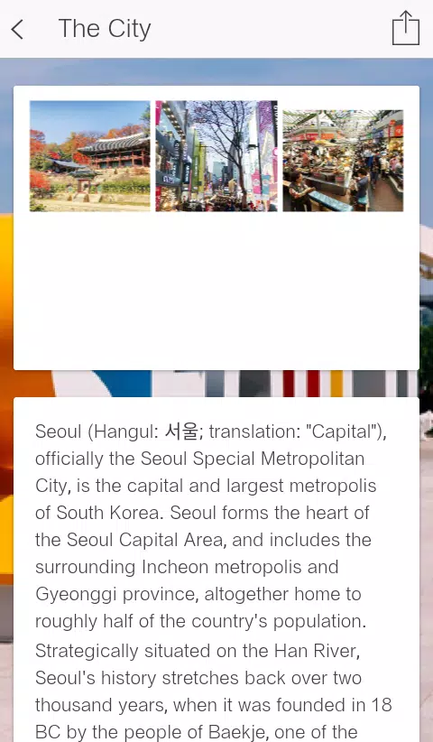 Visit Seoul City Screenshot 2 