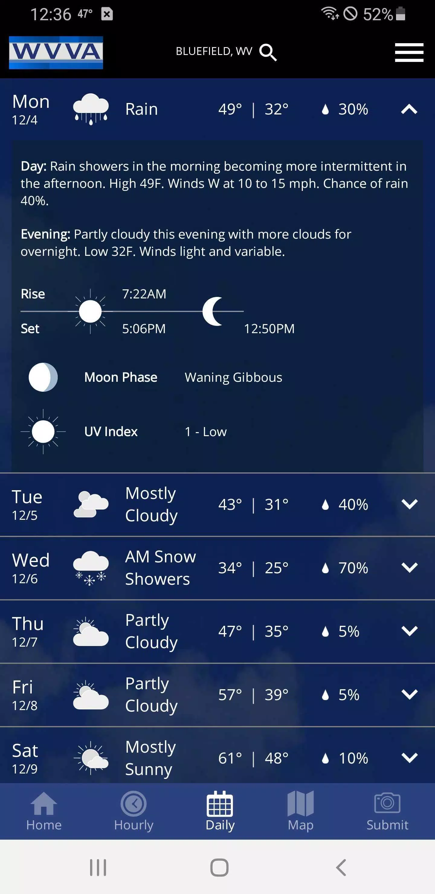 WVVA Weather Screenshot 3