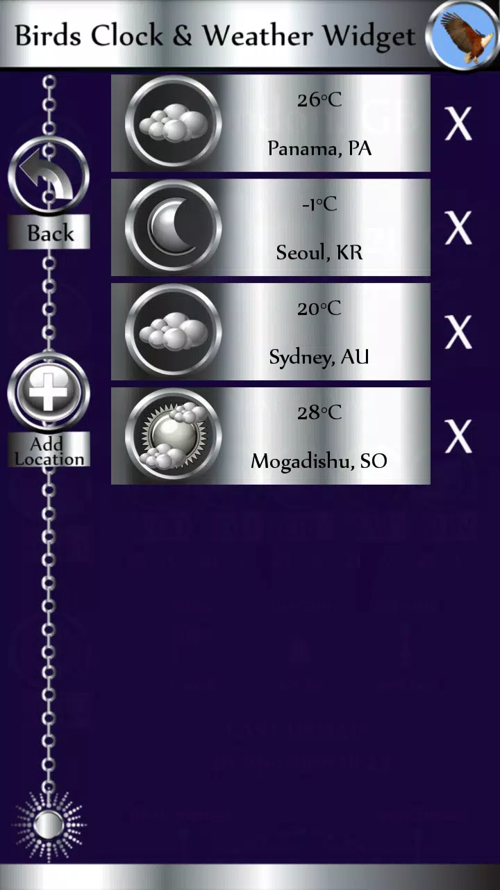 Birds Clock & Weather Widget Screenshot 7