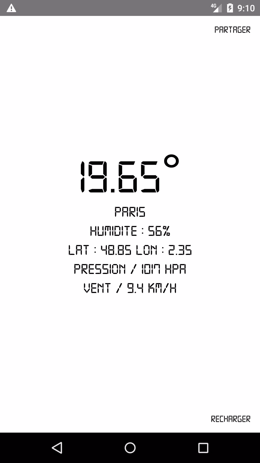 Thermomètre Screenshot 2