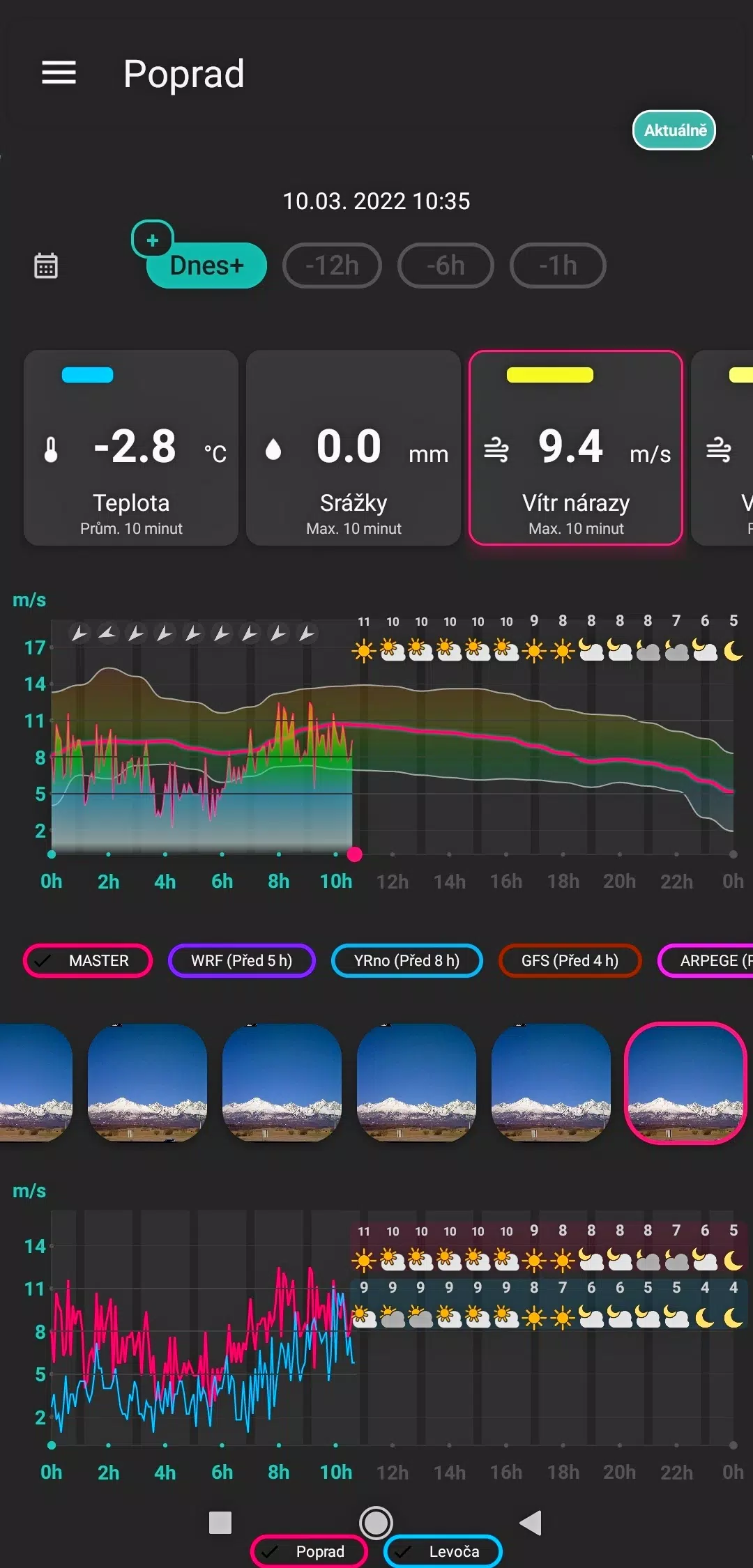 Počasí Meteo Screenshot 5
