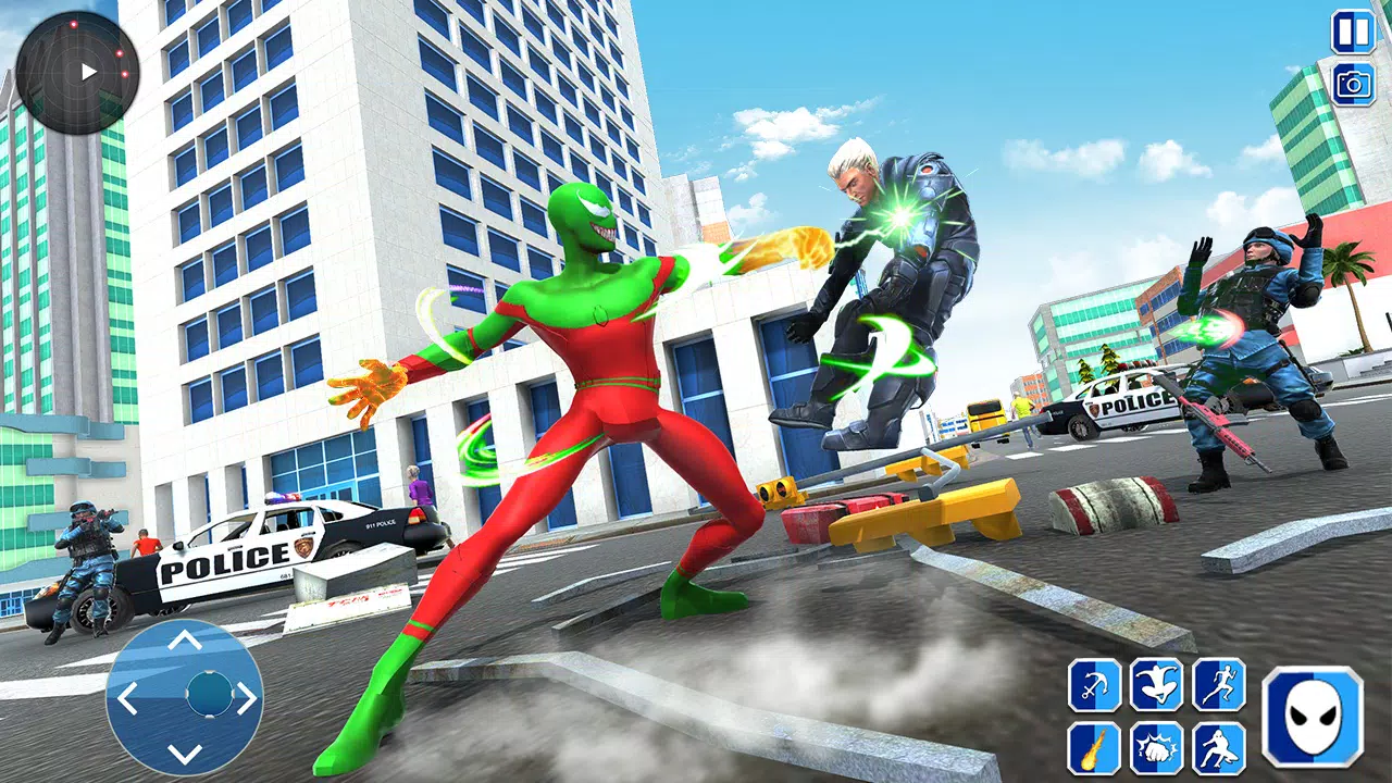 Black Spider Rope Hero Screenshot 1