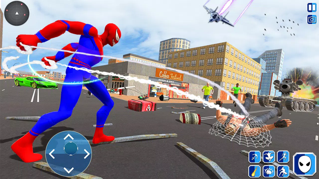 Black Spider Rope Hero Screenshot 6