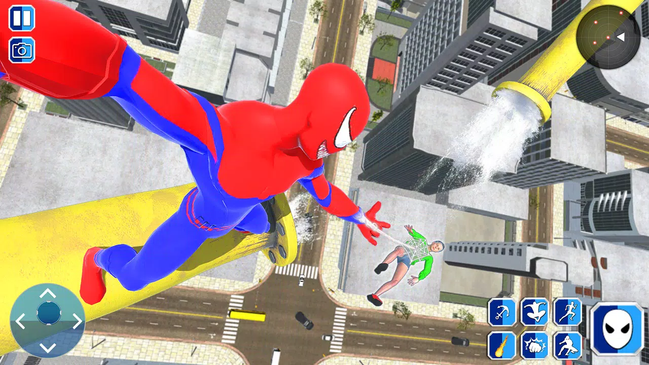 Black Spider Rope Hero Screenshot 3