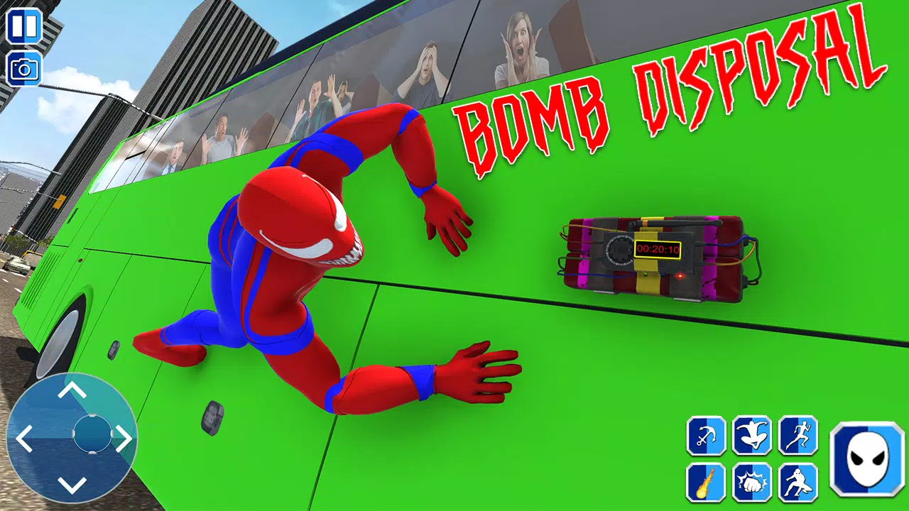 Black Spider Rope Hero Screenshot 2