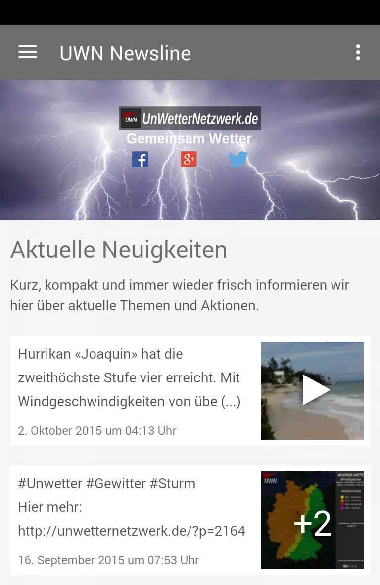 UWN Newsline Screenshot 1 