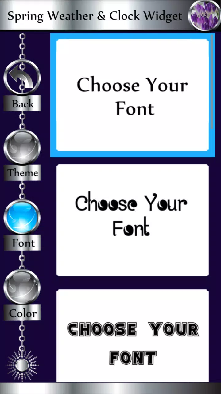 Spring Weather & Clock Widget Screenshot 5 