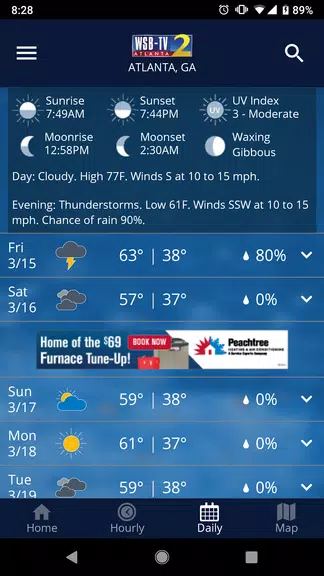 WSB-TV Channel 2 Weather Screenshot 3 