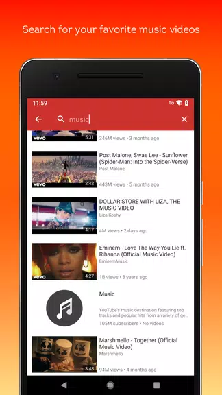Lite Video Tube & Play Tube Music Screenshot 1 