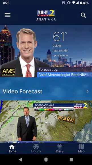 WSB-TV Channel 2 Weather Screenshot 2 