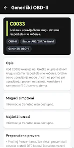 Autokodovi – OBD Dijagnostika Screenshot 4