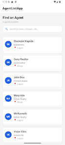 AgentListApp Screenshot 5