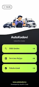 Autokodovi – OBD Dijagnostika Screenshot 1