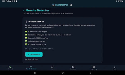 Scam Stomper Token analysis Screenshot 5