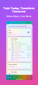 FitAI+ : Water, Diet, Measure Screenshot 1 