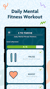 Thriver: Mental Fitness Gym Screenshot 4 