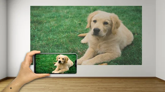 Mobile Projector on Wall App Screenshot 1