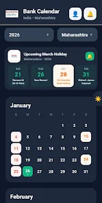 Bank Holiday Calendar Screenshot 4 