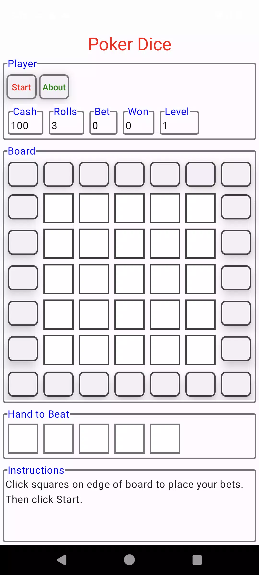 Poker Dice Screenshot 1 