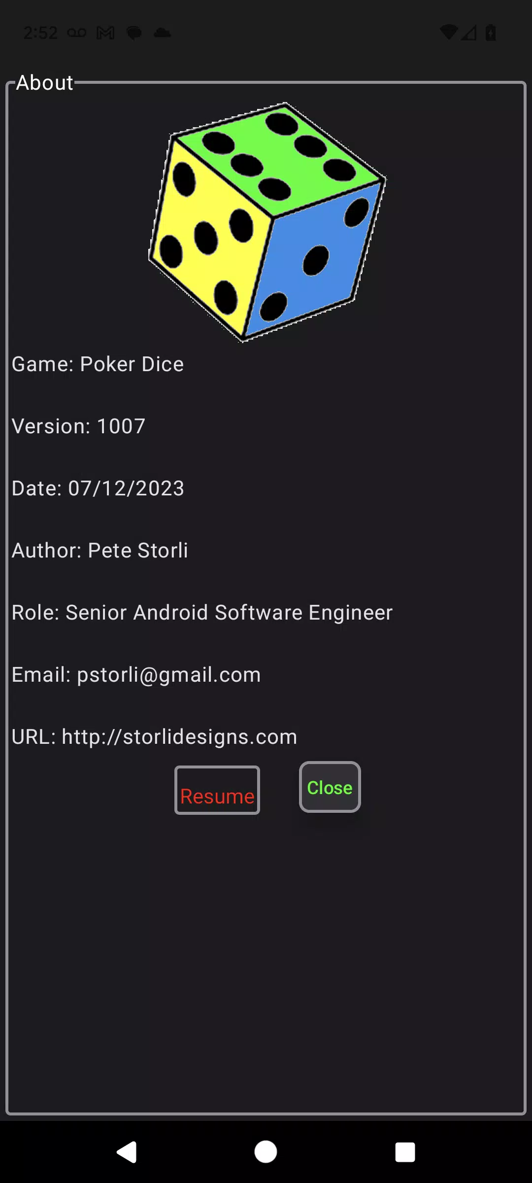 Poker Dice Screenshot 6 