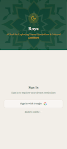 Roya - Dreams Interpreter Screenshot 6