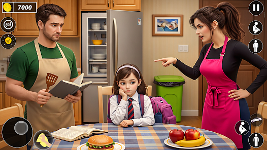 SchoolGirl House: Runaway Game Screenshot 1