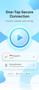 Bunny Proxy: Fast VPN, Browser Screenshot 1 