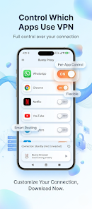 Bunny Proxy: Fast VPN, Browser Screenshot 3 