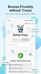 Bunny Proxy: Fast VPN, Browser Screenshot 8 