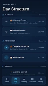 Hole Session Planner Screenshot 2