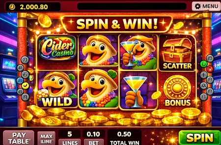 Cider Slots: Casino Real Money Screenshot 1 